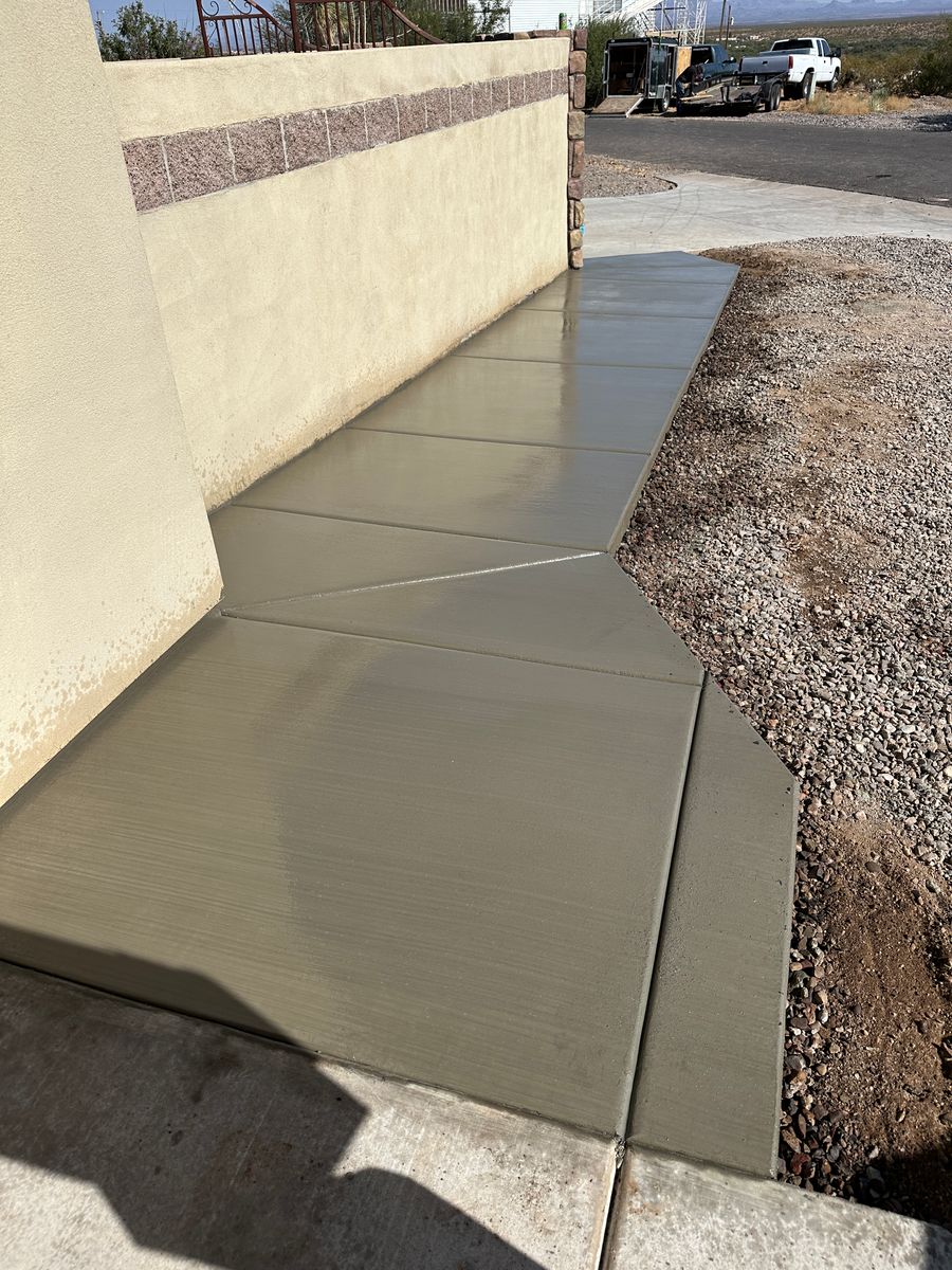 Sidewalk Installation for American Concrete Placement in Camp Verde, AZ