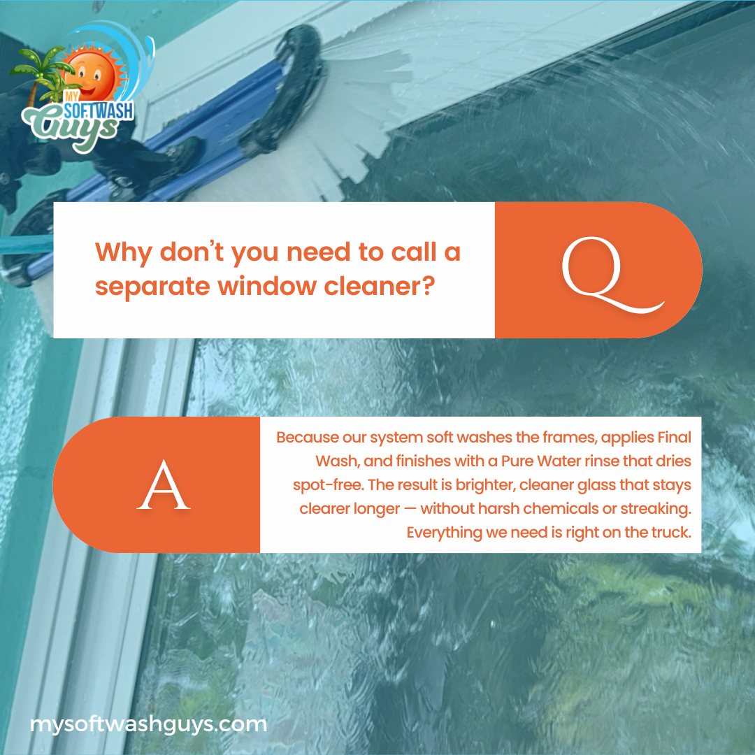 Window Cleaning for My Soft Wash Guys in Venice, FL