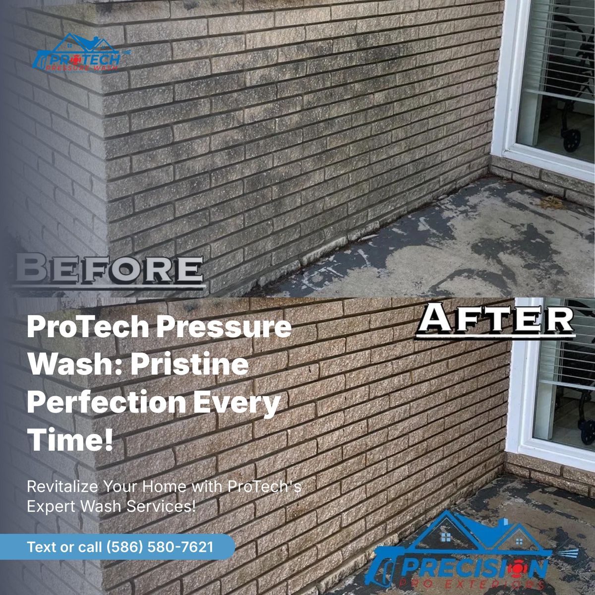 Commercial Pressure Washing for ProTech Pressure Wash LLC in Clinton Township, MI