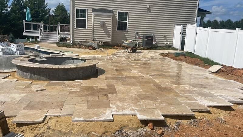 Patio Design & Construction for Matteo Hardscapes in Towson,  MD