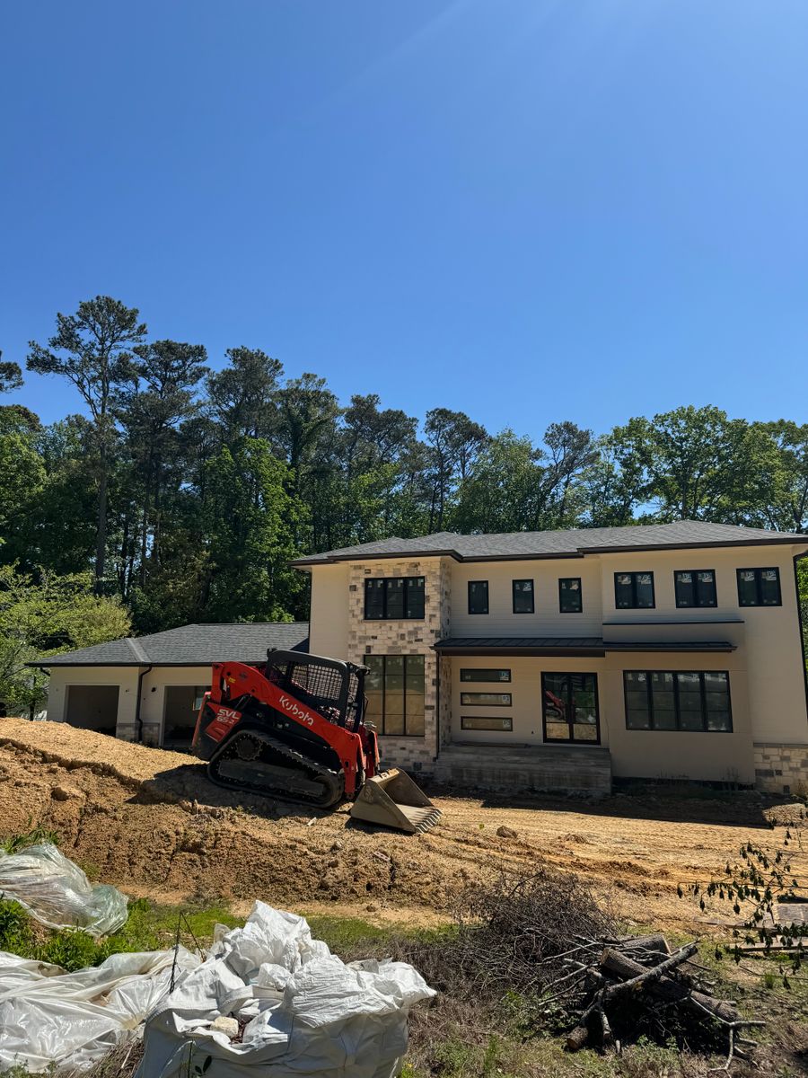 Grading and Land Preparation for Galloway Landscaping in Acworth, GA