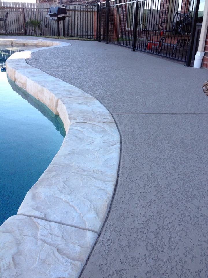 Concrete Resurfacing for Texas Curb N Borders in Houston, TX