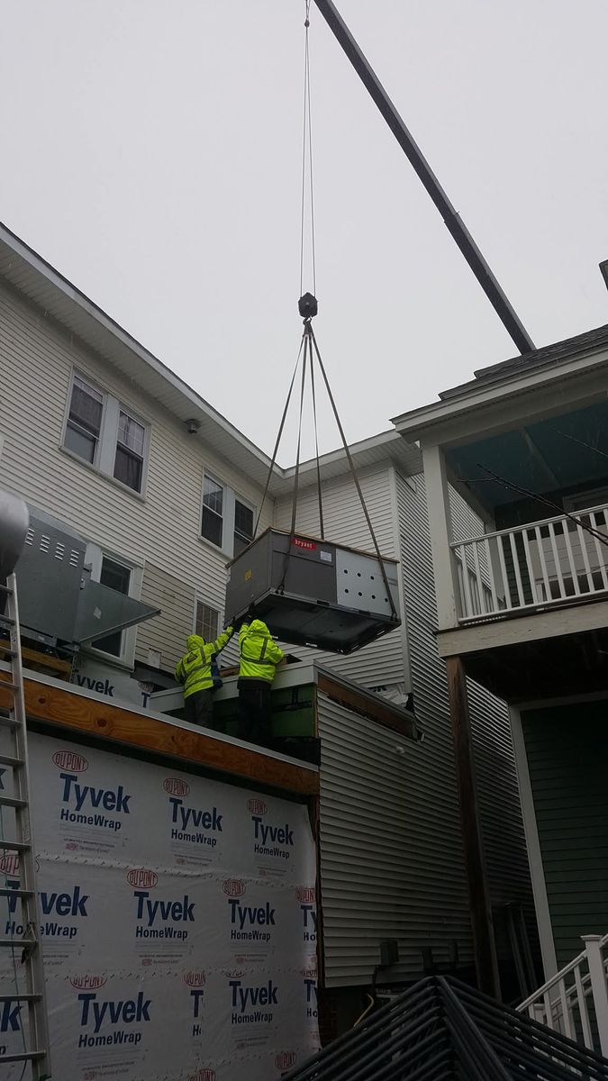 Installation of HVAC Systems for AmeriKool Mechanical Services in Pelham, NH
