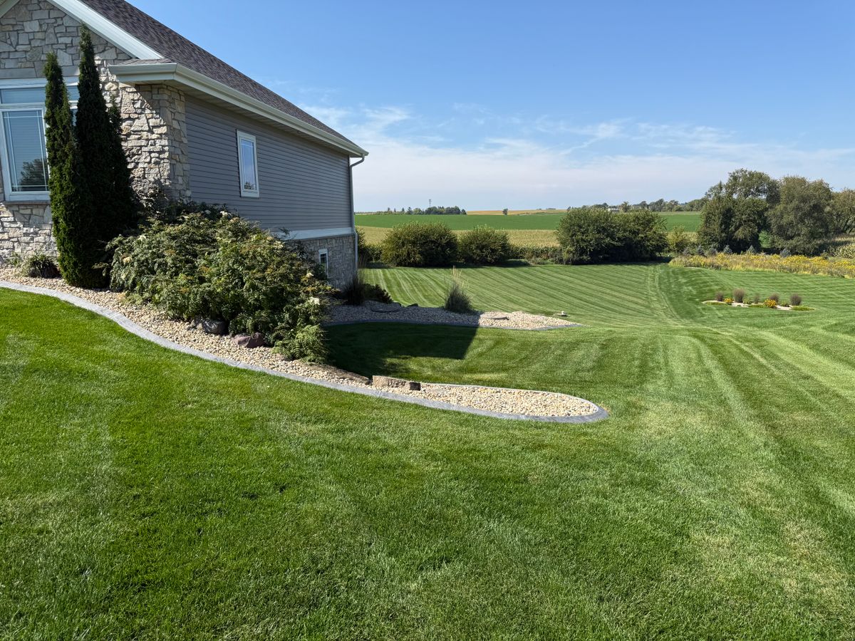 Landscaping and Grass Seeding for Perfect Lawn Solutions LLC in Marshall, WI