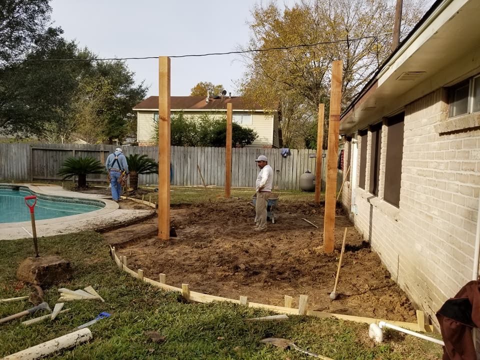 Pool Remodels for Texas Curb N Borders in Houston, TX