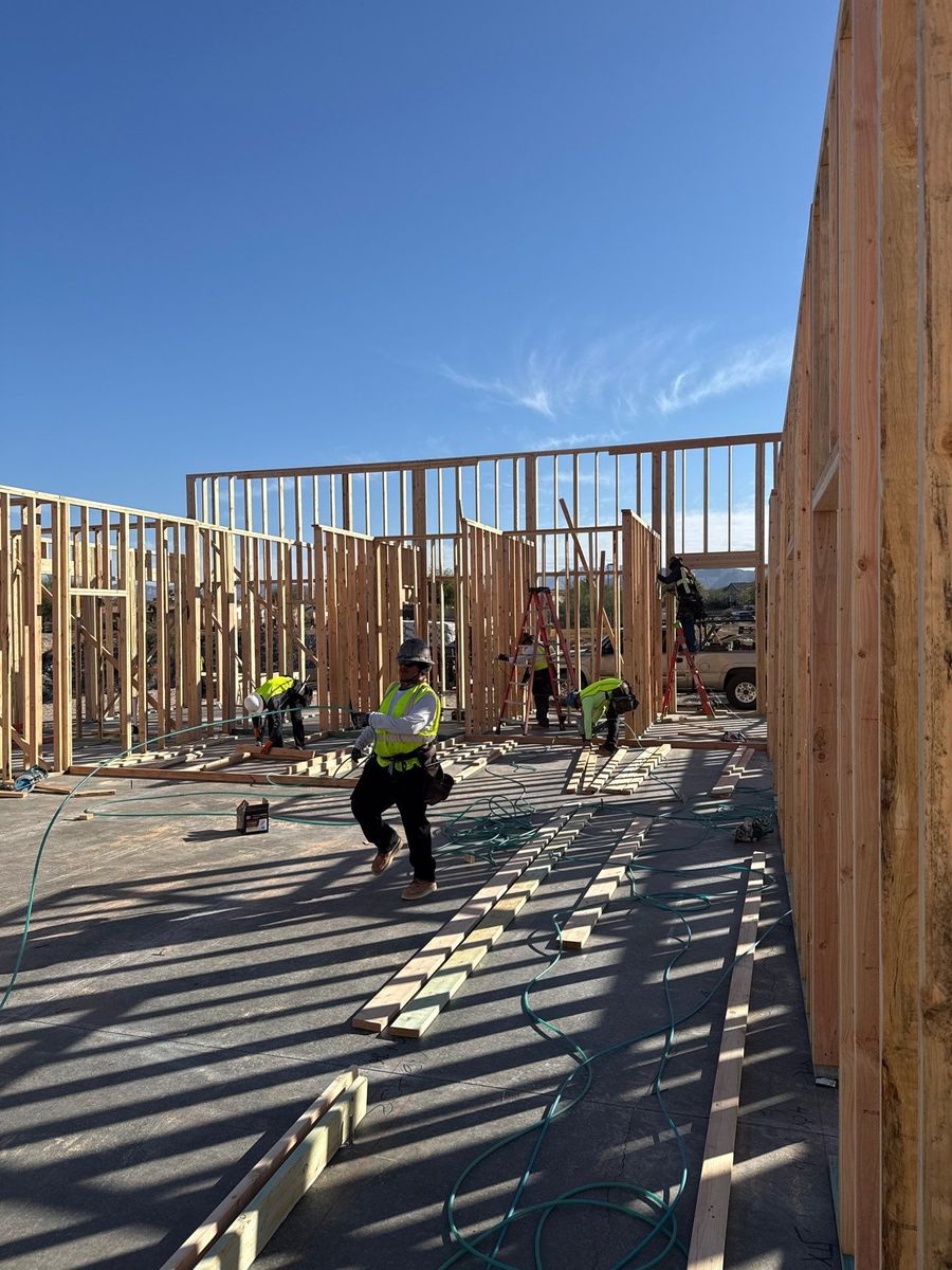 Framing for Ant Farm Construction in Kingman, AZ