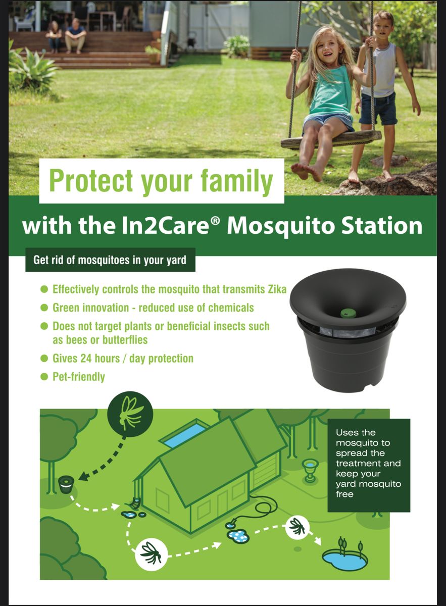 In2care mosquito pots for Perillo Property maintenance in Hopewell Junction, NY