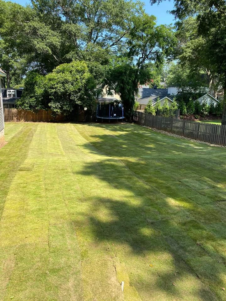 Sod Installation for Paradise Landscaping and Tree Service in Greenville, SC