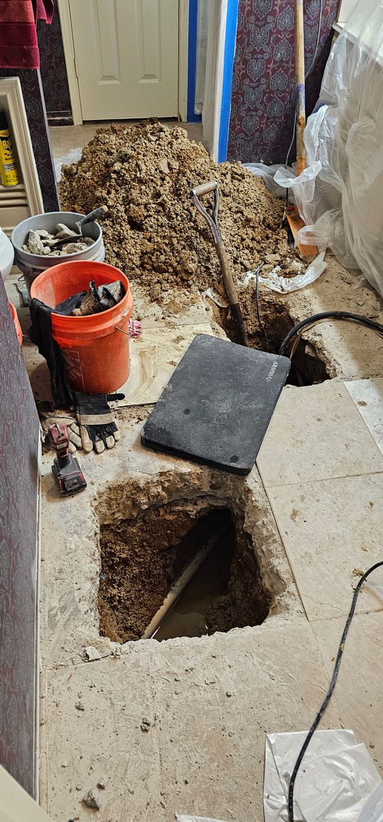 Plumbing for Sylvester Construction in Flower Mound, TX