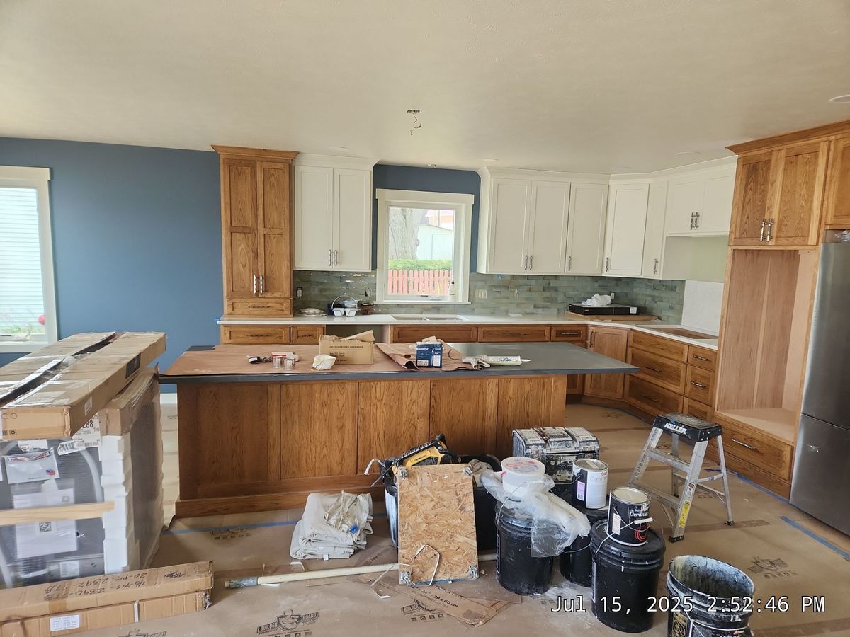 Custom Cabnet Installation for Cornerstone Builds in LaGrange, IN