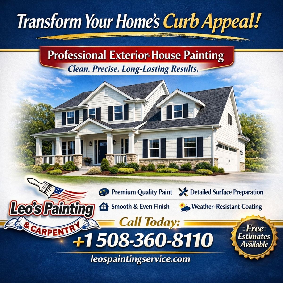 Interior and exterior Renovations or repairs for Leo's Painting and carpentry services  in All of Cape cod, MA