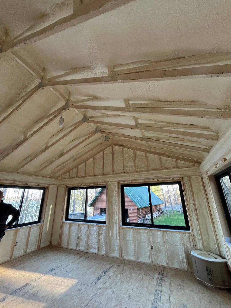 New Home Construction Spray Foam Insulation for Schwartz Spray Foam Services in Osseo, WI