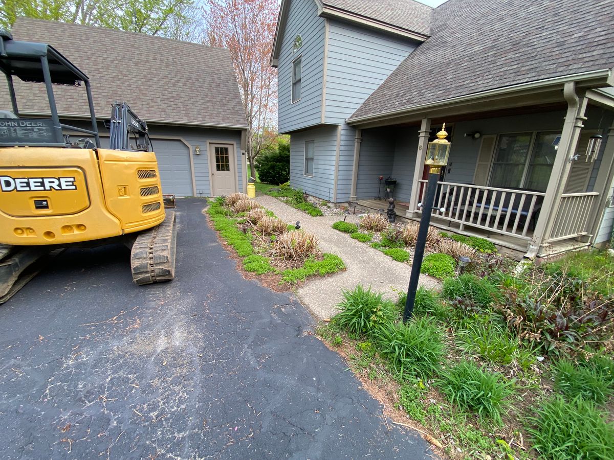 Driveway Install for TDC Excavating in Dubuque, IA