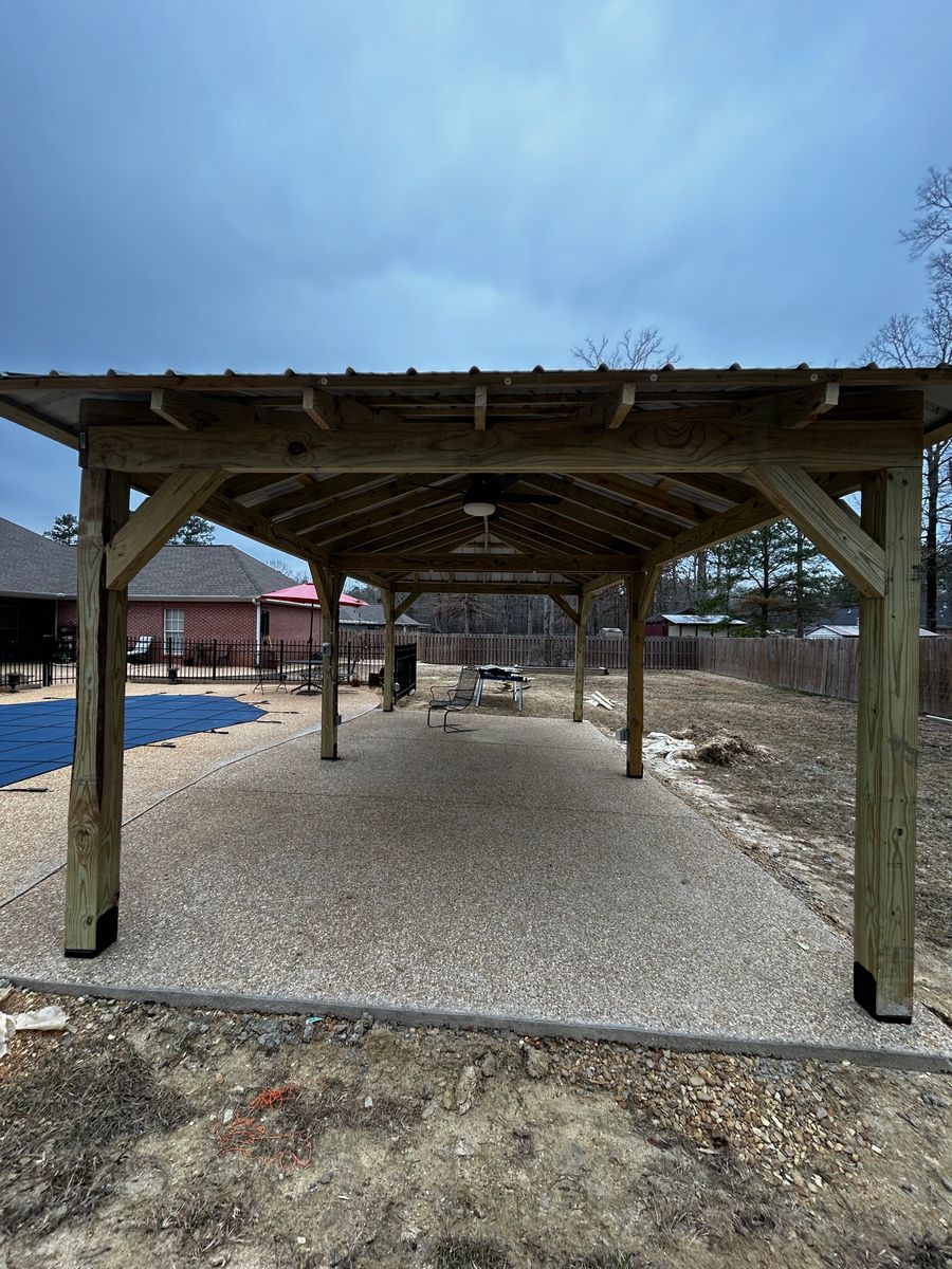 Deck & Patio Installation for Simmons Construction in Starkville, MS