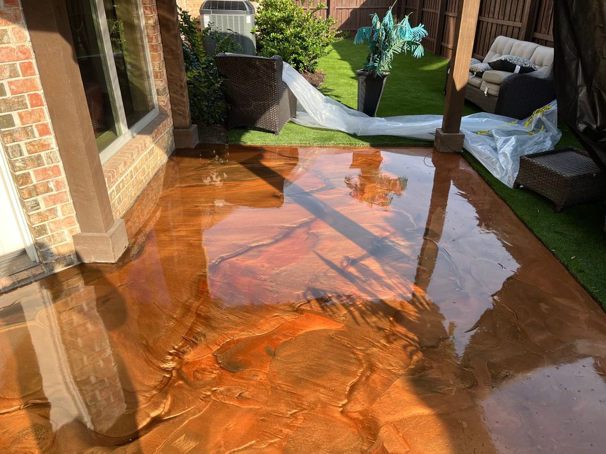 Metallic Epoxy Flooring for VantaCoat Surfaces in Grand Prairie, TX