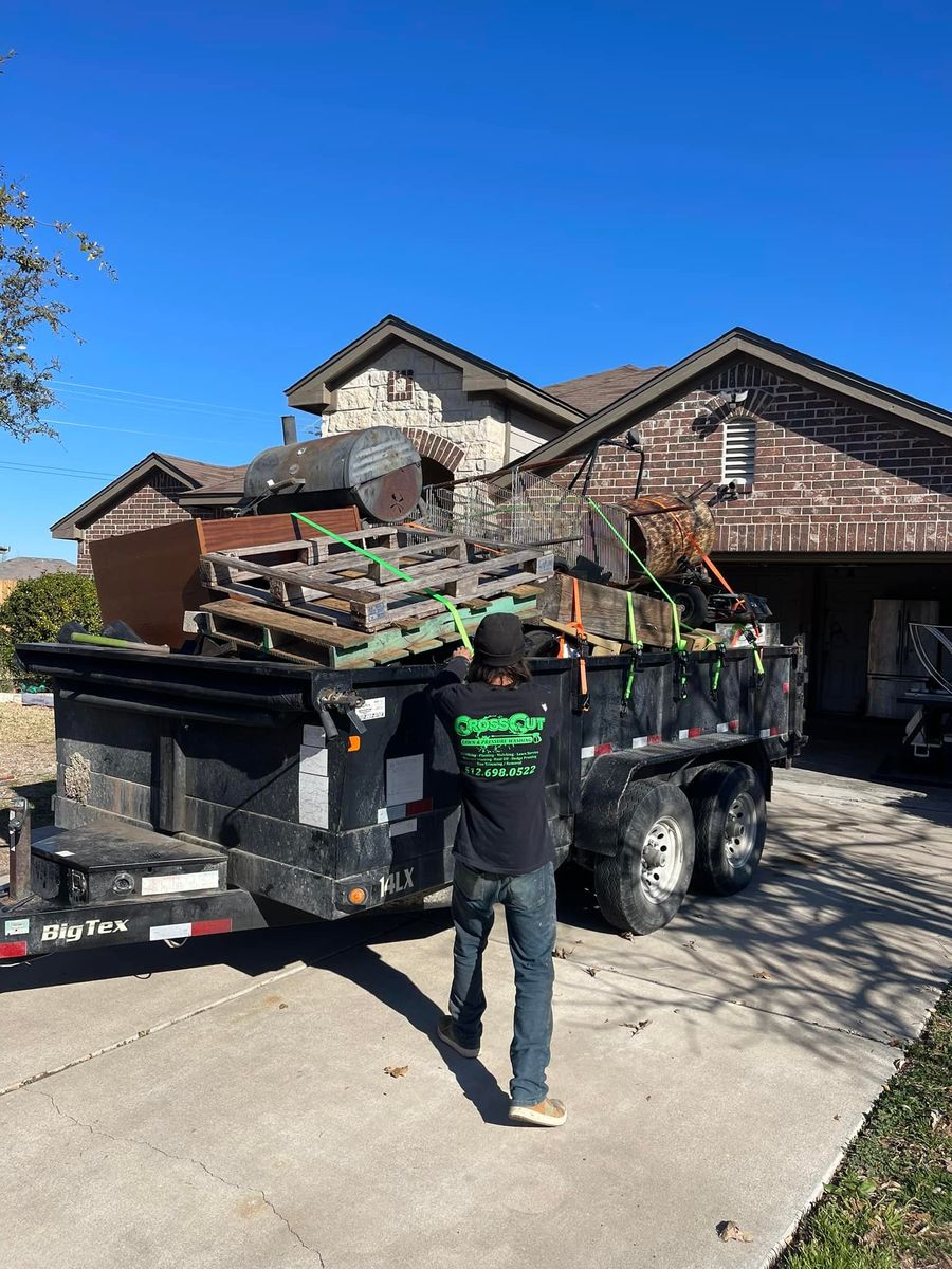 Junk Removal for CrossCut in Kempner, TX