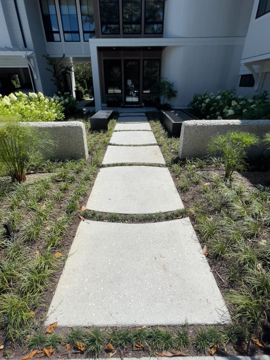 Decorative concrete overlays for Rock Solid Custom Concrete in Wilmington, NC