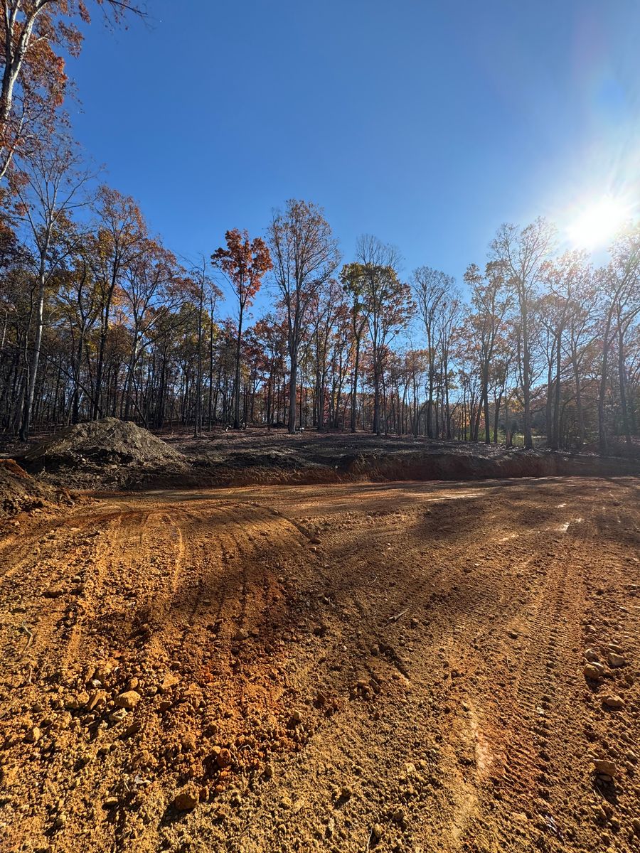 Site Preparation for Strange Excavating & Utilities in Lenoir City, TN