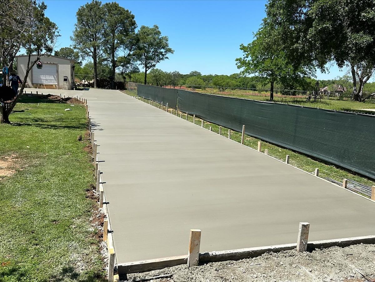 Concrete Slab Construction for Triple Crown Custom Concrete in San Antonio, TX