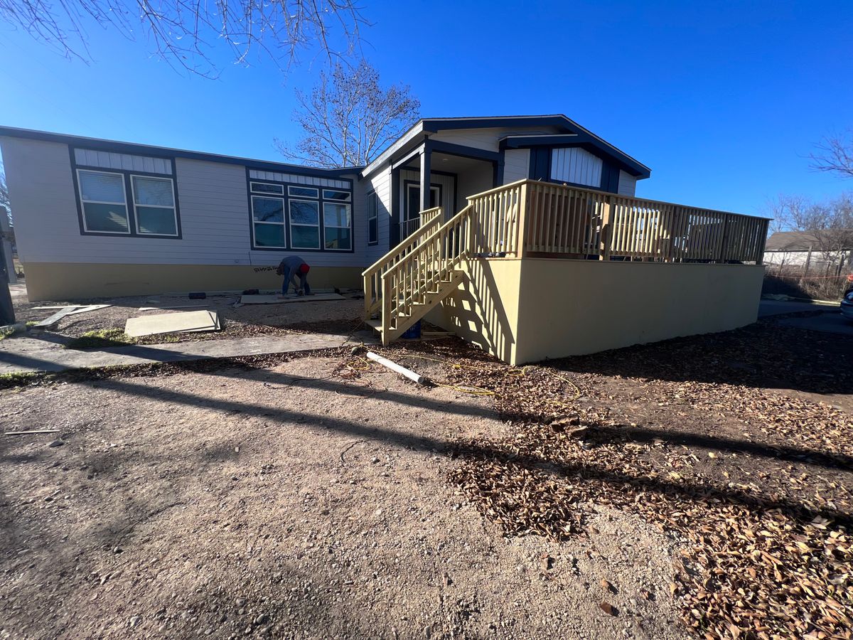 Deck & Patio Construction for Concord Builders in Lockhart, TX