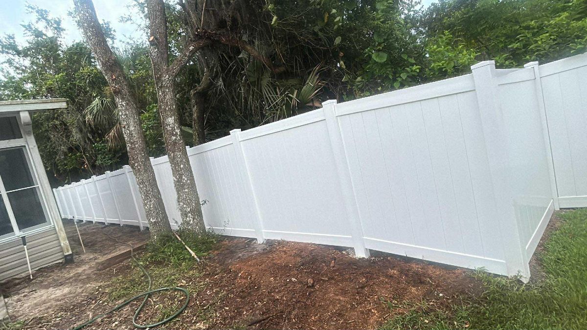 Vinyl Fencing for Nettles Fence in Lake County, FL