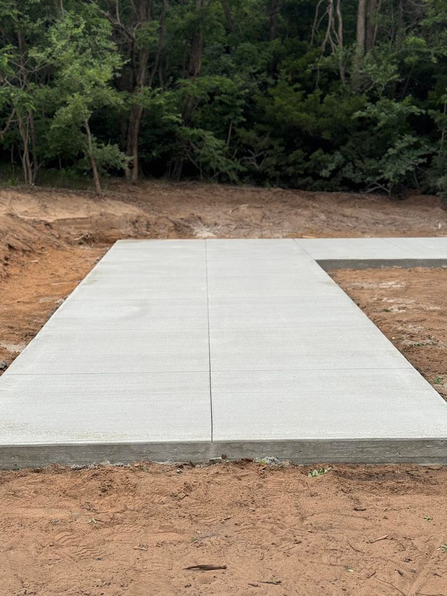 Concrete Slab Construction for TC Concrete in Elk City, OK