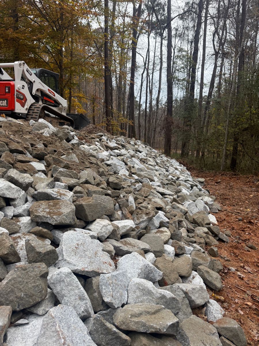 Erosion control for J&J Hauling and Outdoor LLC  in Fayetteville, GA