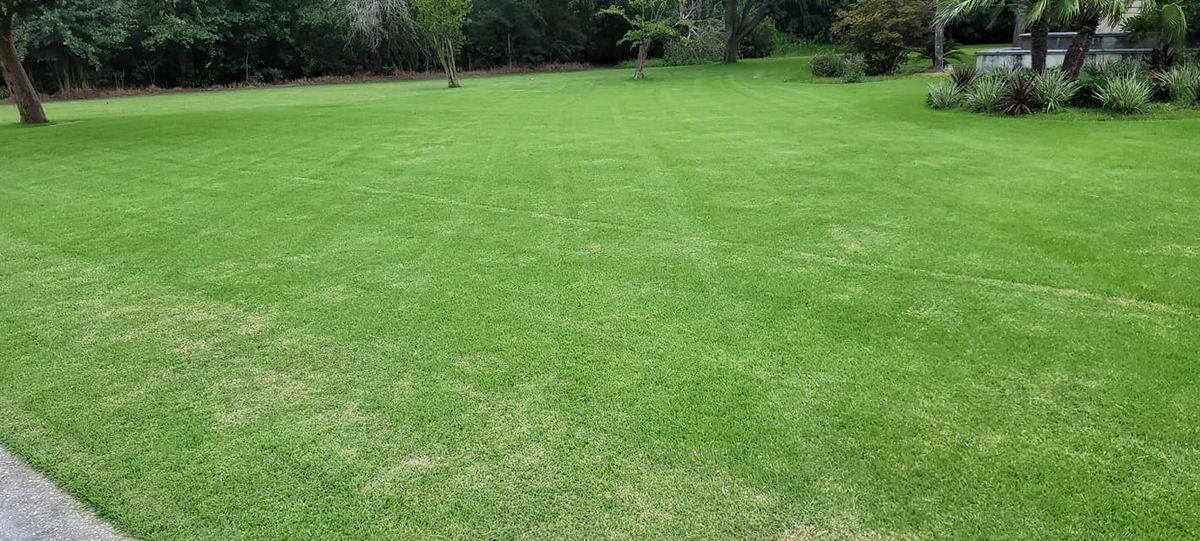 Mowing for Tyson’s Full Service Lawn Care in Starke, FL