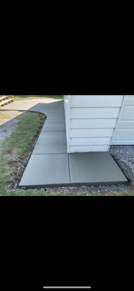 Concrete Slab Construction for STS Custom Concrete in Butler County, PA