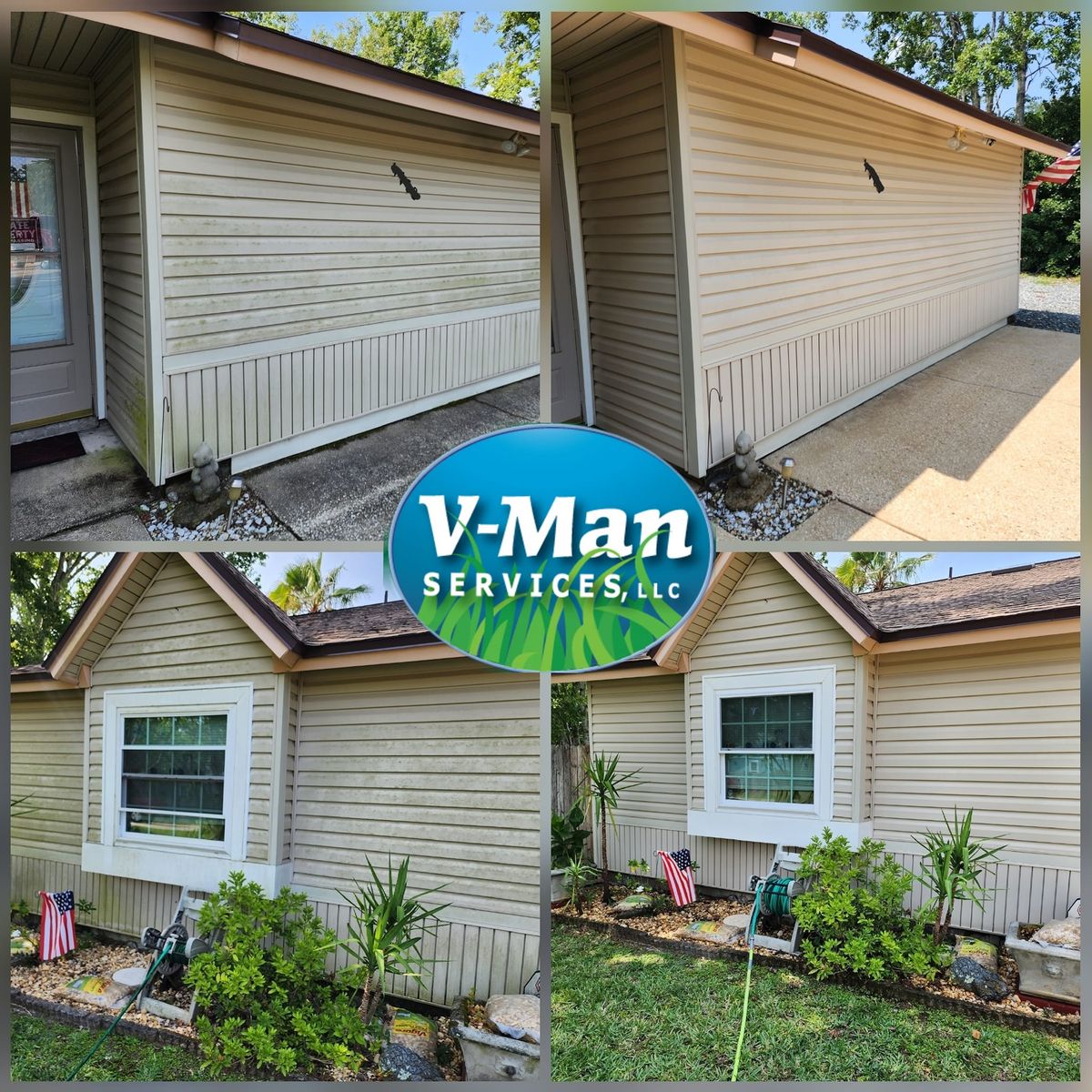 Softwashing for V Man Services LLC in Asbury Lake, FL