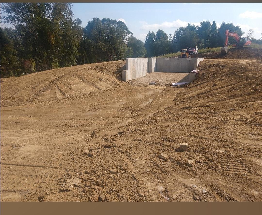 Foundation Digging for MJS Excavating in Hardwick, MA