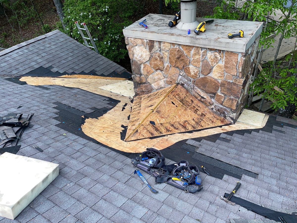 Chimney Replacement for RJ Roofing of WNC in Brevard, NC