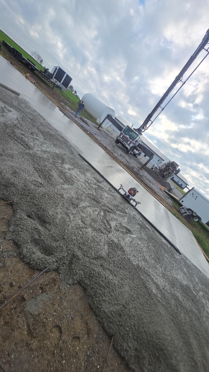 Concrete Slab Construction for New Age Concrete in Perry, IA