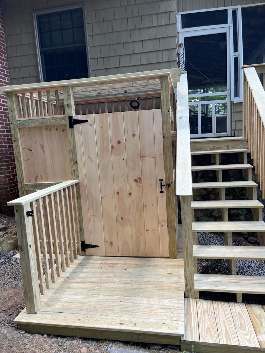 Decks Restorations for Jalbert Contracting LLC in Alton, NH