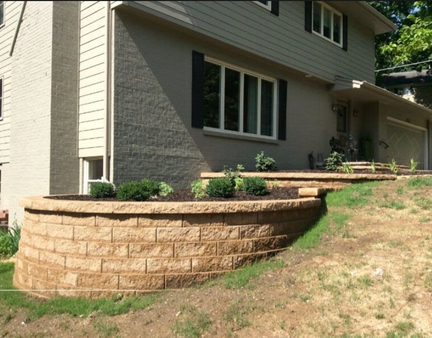 Retaining Wall installation for Arrowhead Masonry LLC  in Washington County, RI