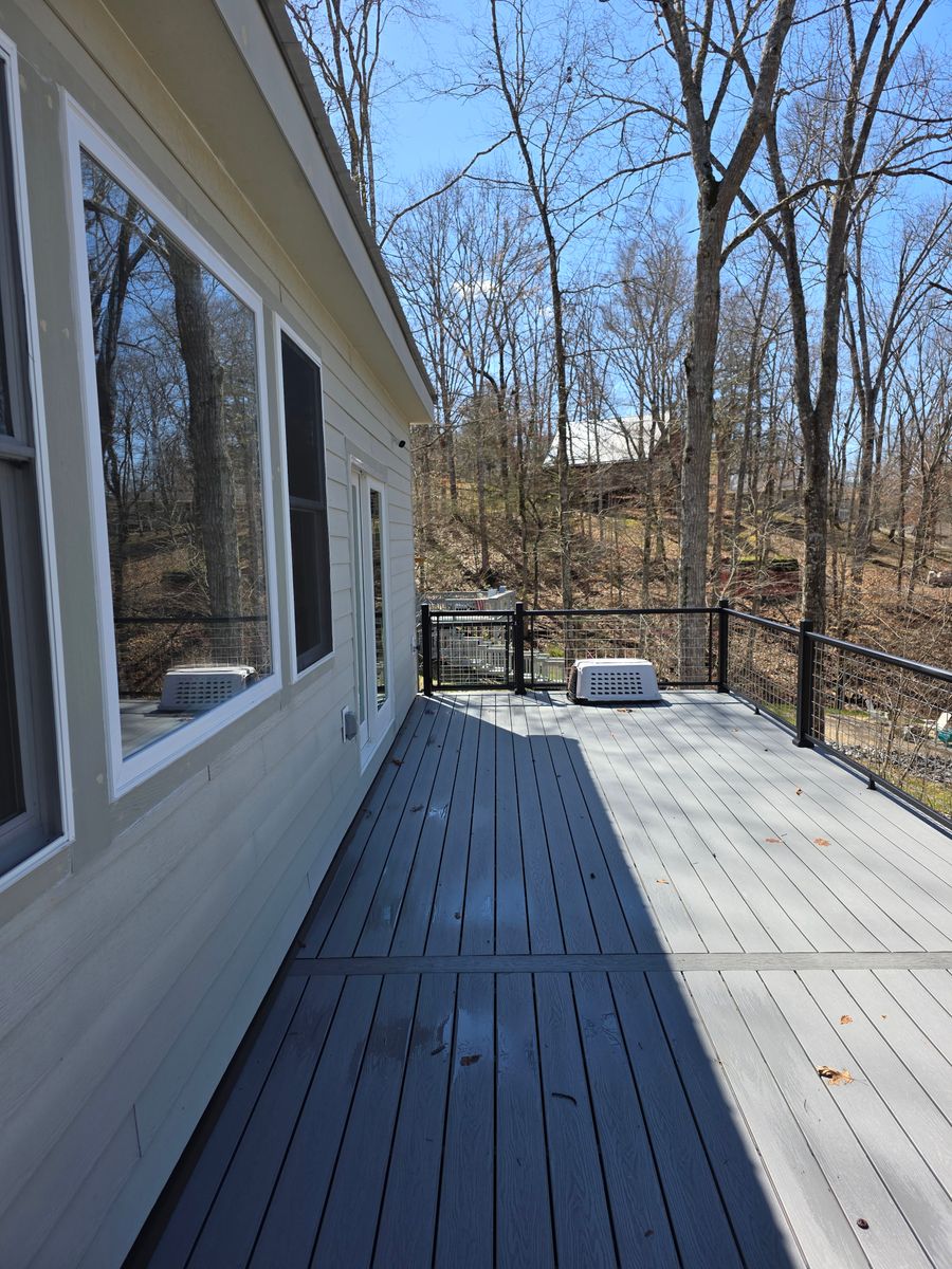 Deck Construction for Clear Path Contracting & Services Inc. in New Tazewell, TN