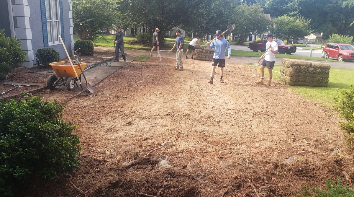 Mulch Installation for Zambrana Landscaping in Cobb County, GA