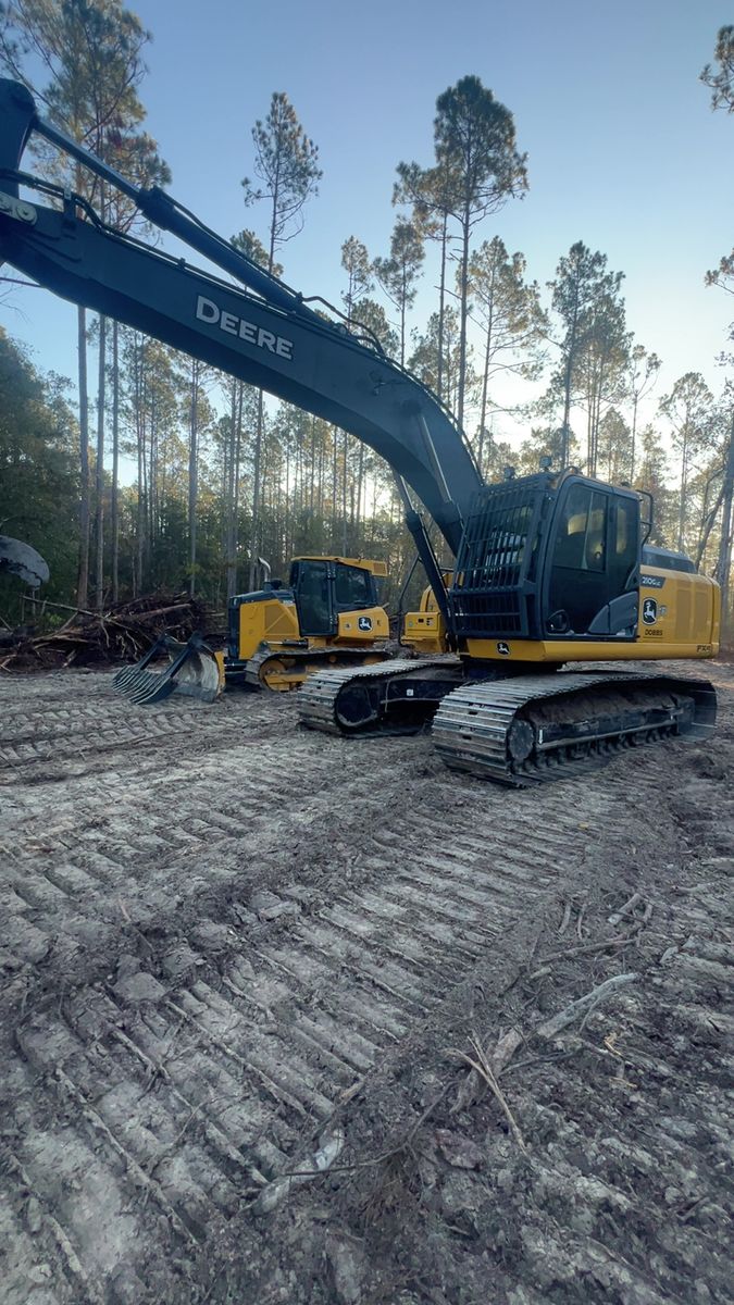 Excavation for Bay Hill Development in Nahunta, GA