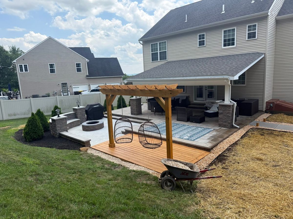 Deck and railings for Doxa Construction Inc. in Royersford, PA