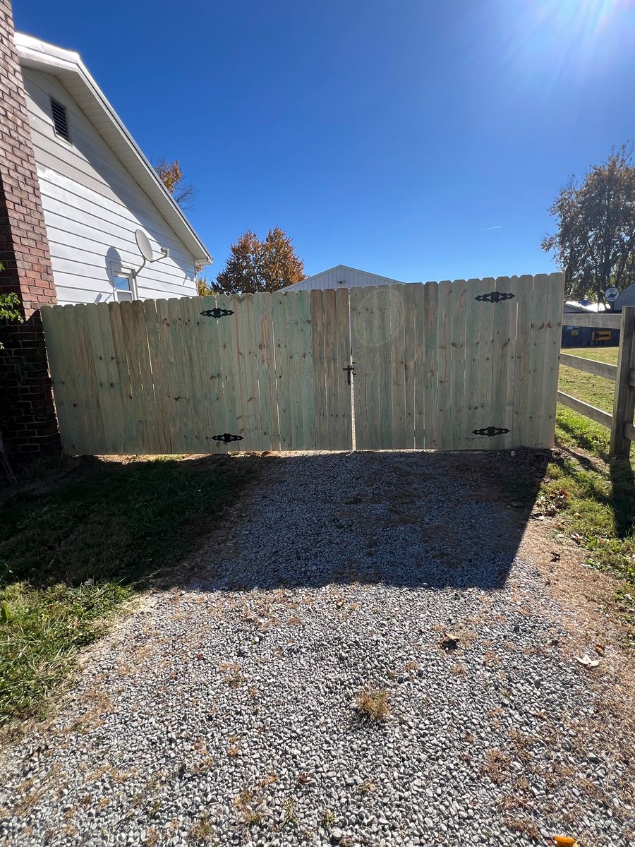 Fence Installation for Penrod & Son's Fencing in Greenville, KY