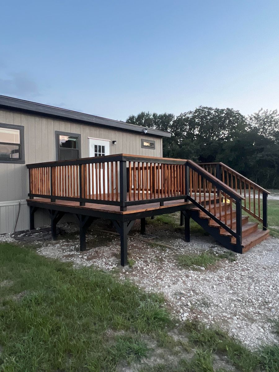Deck Installation for Timberline Deck & Patio in Covington, TX