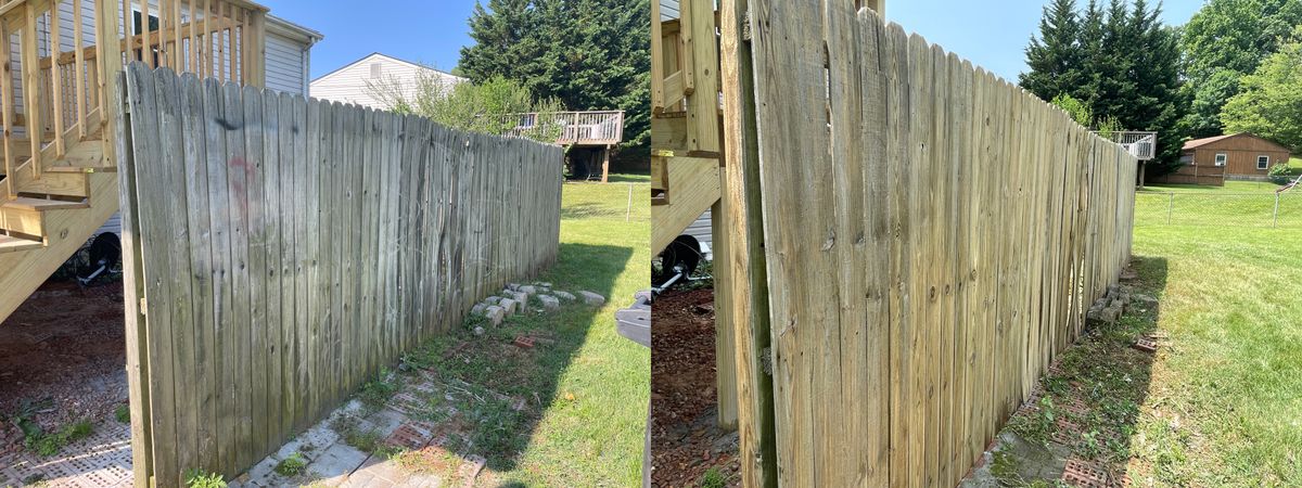 Fence cleaning for Roanokes #1 Choice for Premium Pressure Washing in Roanoke, VA