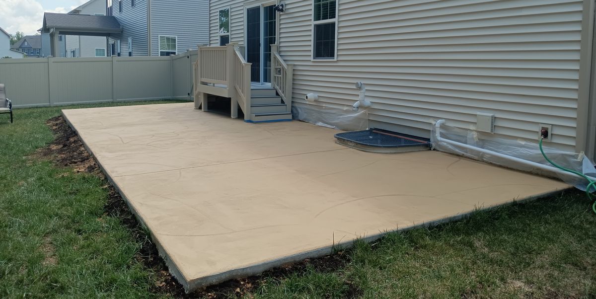 Patio Design & Construction for OBH Concrete LLC in Lusby, MD