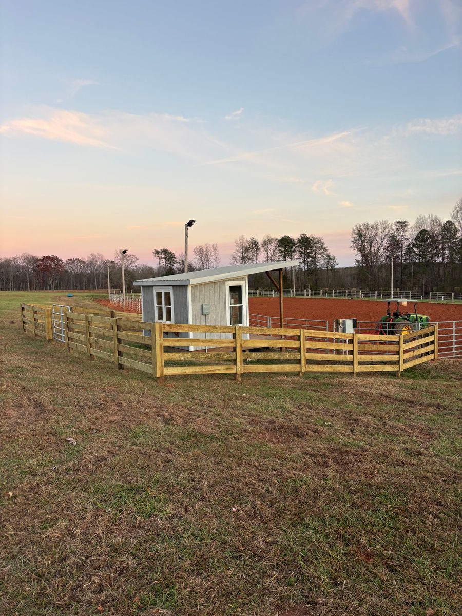Fence Installation for LB Fencing & Services in Archdale, NC