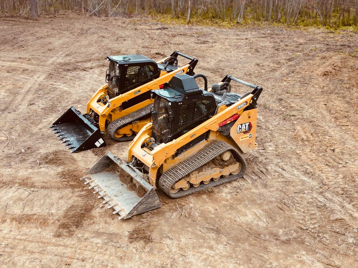 Skid Steer Work for Mountain Land Services LLC. in Oneida, TN