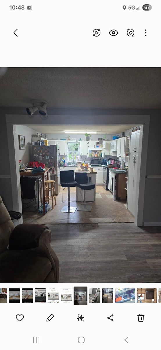 Kitchen Renovation for T & R Grantham Enterprises in Crestview, FL