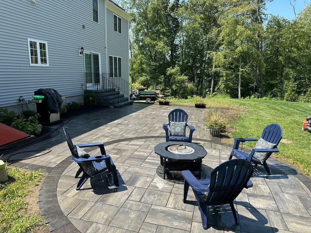Fire Pits for Shawn's Landscaping in Mendon, MA
