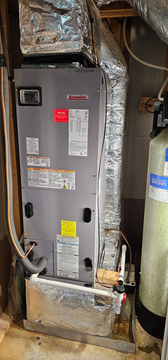 Installation of HVAC Systems for Chaney’s Mechanical Services in Sharpsburg, MD