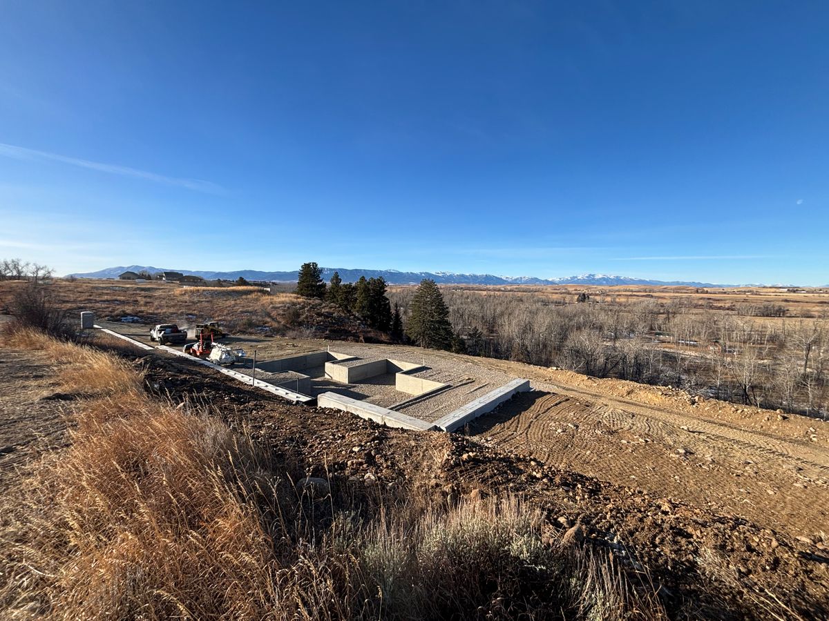 Foundation Digging for Z & S Construction in Billings Heights, MT