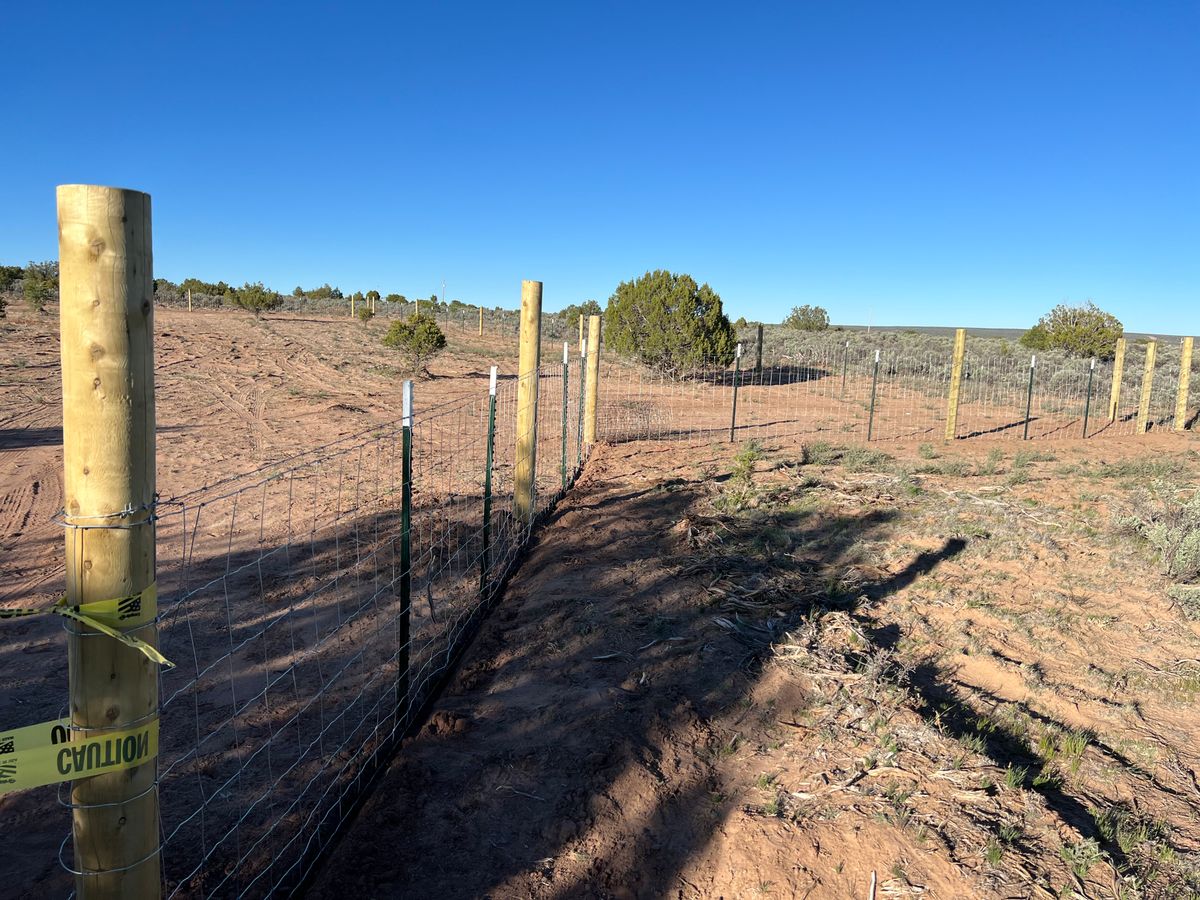 Fencing for Creative Native Construction in Flagstaff, AZ